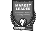 CompaRent Winter 2026 Market Leader badge for vacation rental management