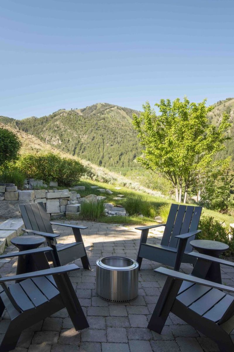 Patio view from one of our Sun Valley rentals